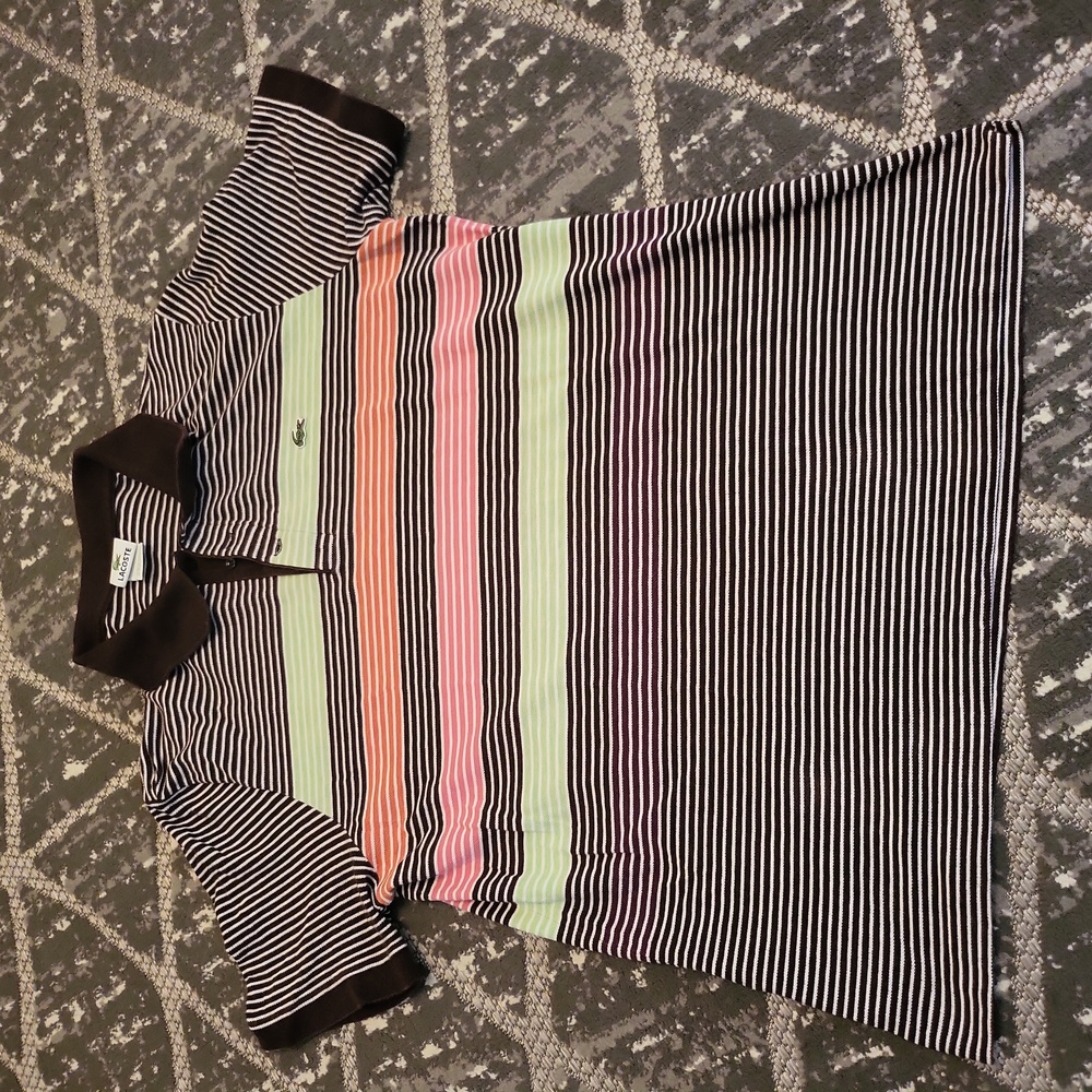 Men's lacoste Polo Shirt sz 6 (fits like a large)